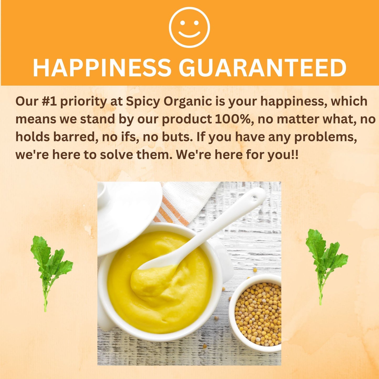 Organic Indian Yellow Mustard Seed Powder- Certified USDA Organic - Ground from Dried Organic Seeds